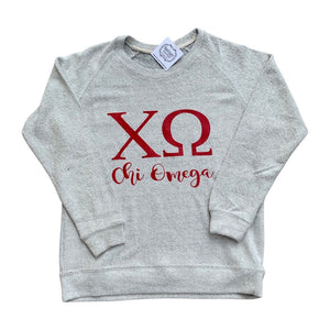 CHI OMEGA SLUBBIE SWEATSHIRT