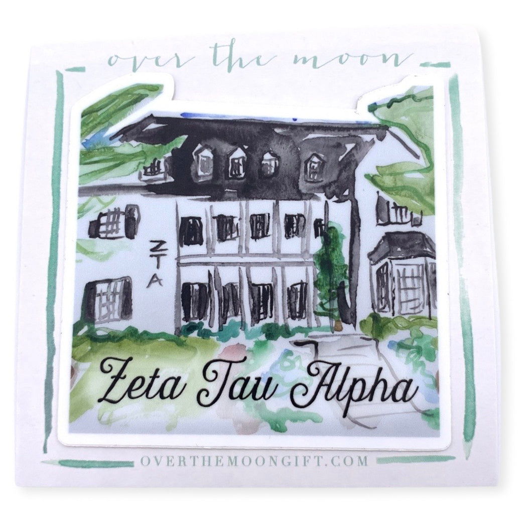 ZETA TAU ALPHA LSU HOUSE DECAL