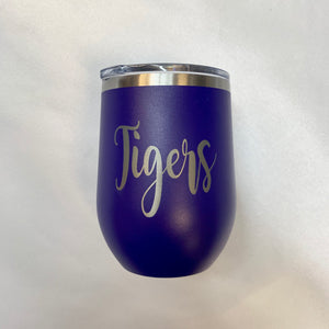 TIGERS STAINLESS WINE TUMBLER