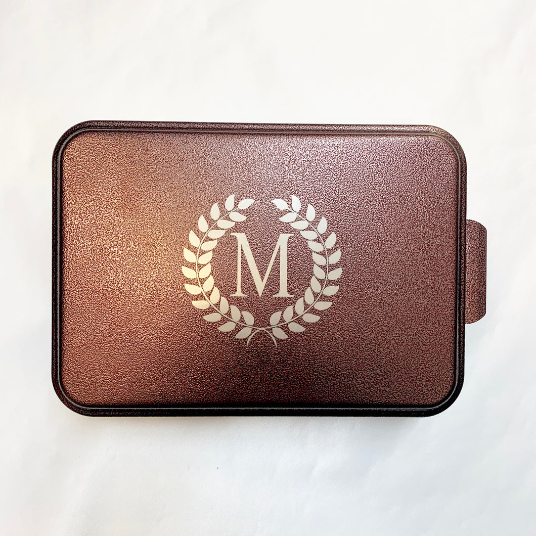 PERSONALIZED 9X13 BAKING PAN WITH LID COPPER