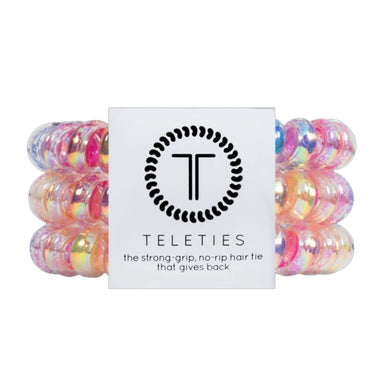 LARGE EAT GLITTER FOR BREAKFAST HAIR TIES