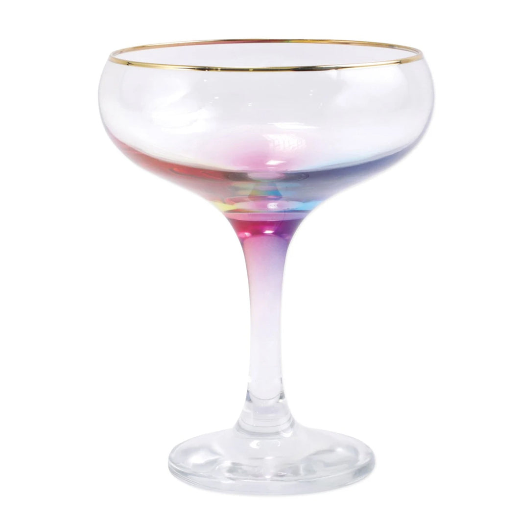 RAINBOW COUPE CHAMPAGNE GLASS