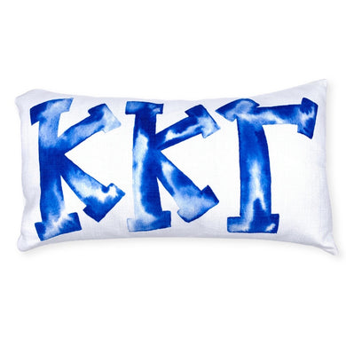 KAPPA KAPPA GAMMA WATERCOLOR PILLOW