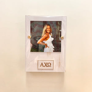ALPHA CHI OMEGA WOOD FRAME