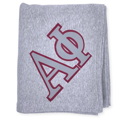 ALPHA PHI TWO COLOR BLANKET