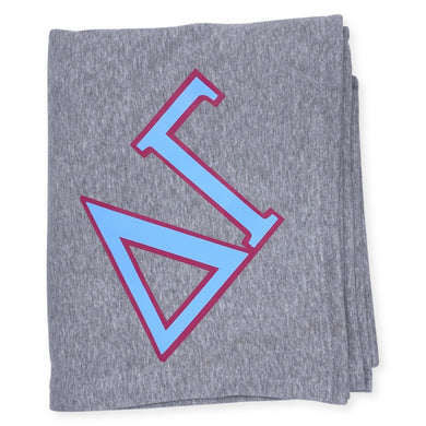 DELTA GAMMA TWO COLOR BLANKET
